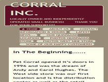 Tablet Screenshot of petcorralinc.com